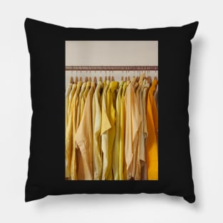 Yellow Shirts Pillow