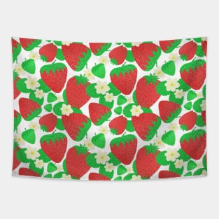 Strawberries pattern Tapestry