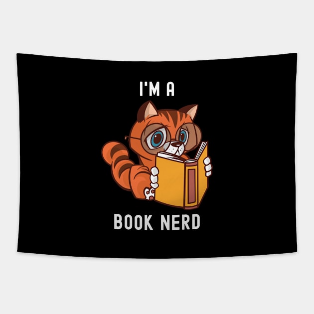 I'm A Book Nerd Tapestry by OnepixArt