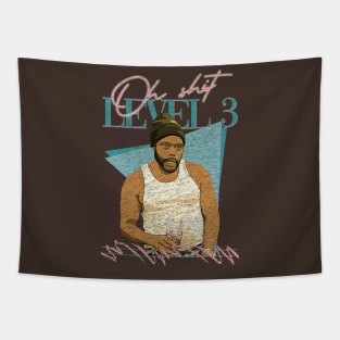 Z Oh Sh*t Level 3 - Retro Design Tapestry