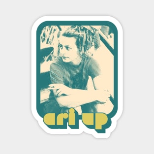 Ari Up ////// Retro Punk Aesthetic Fan Design Magnet