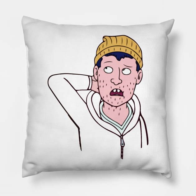 Todd Confused Pillow by GeleHaas