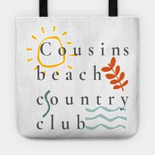 cousins beach country club Tote