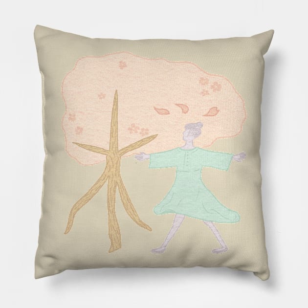 Sakura Pillow by Feltto