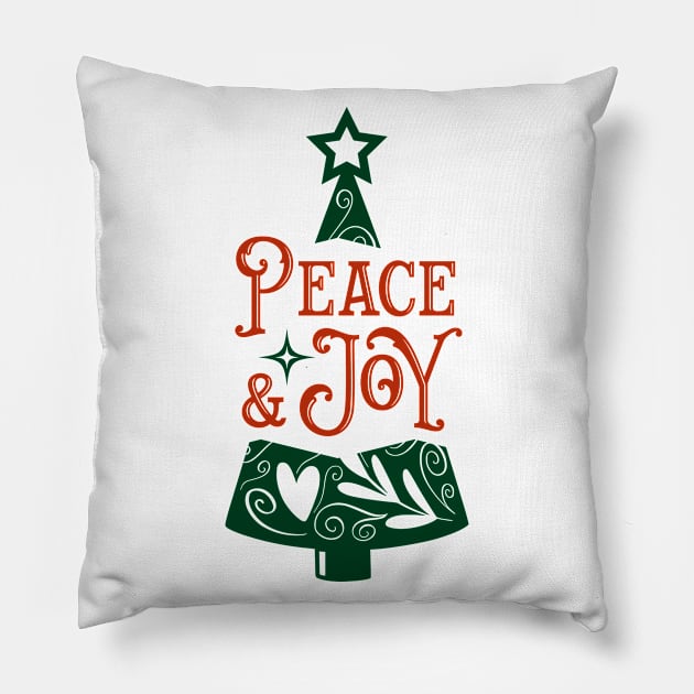 Peace & Joy Pillow by Ombre Dreams