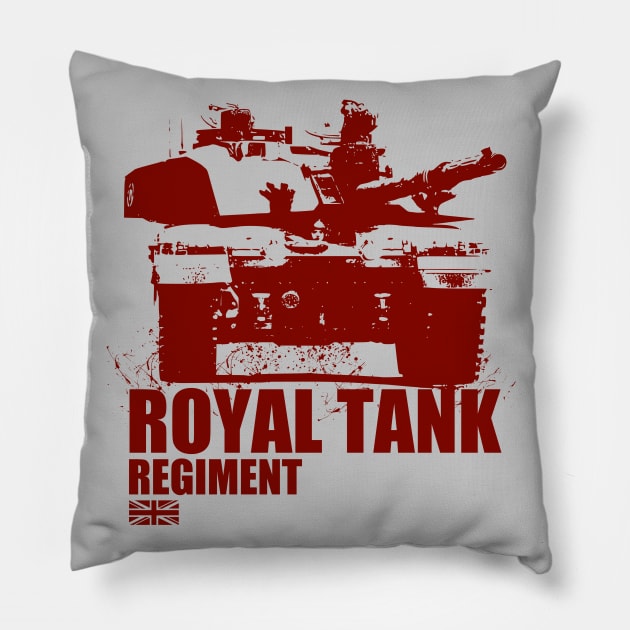 Royal Tank Regiment Pillow by TCP