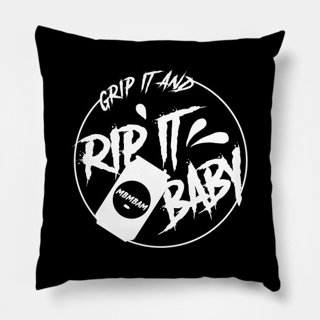 Grip It And Rip It Pillow by usernate