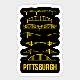 Pittsburgh Sticker for Sale by daynamichelle