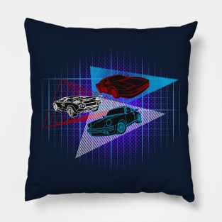 80s Supercars Pillow