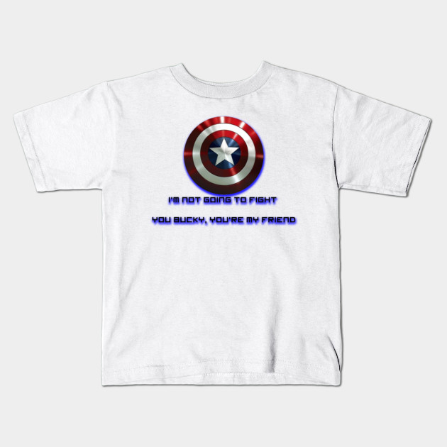 Bucky Your My Friend Shirt Captain America Kids T Shirt Teepublic