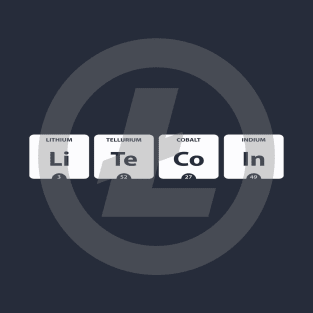 Periodic Litecoin mono T-Shirt