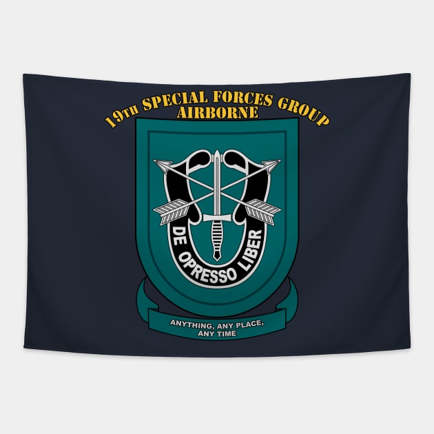 19th Special Forces Group Tapestry by MBK