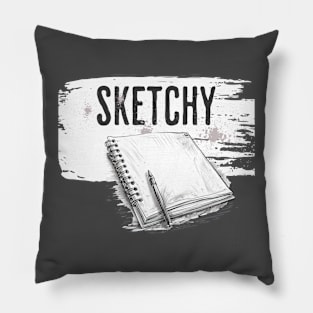 Sketchy Sketch Pad Pillow