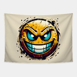 Cartoon Smiling Face Tapestry