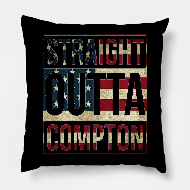 Straight Outta Compton Pillow by DESIGNBOOK