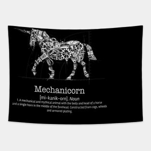 Mechanicorn - The Original Steampunk Unicorn Shirt Tapestry