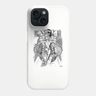 Crimson Cosmonaut Phone Case