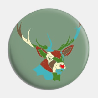 Reindeer Pin