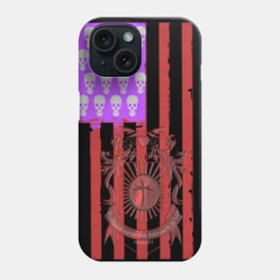 Skulls and Stripes Phone Case