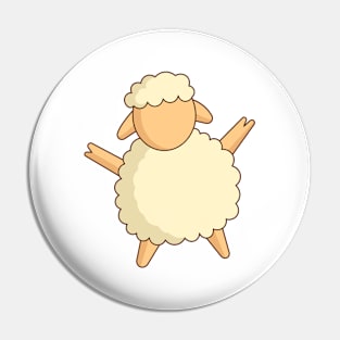 cute flat sheep character design Pin