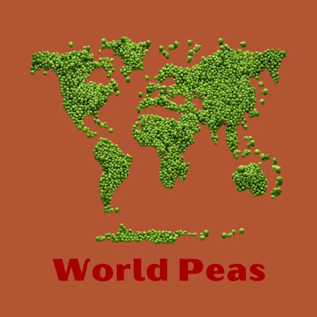 World Peas | Peas Pun by Allthingspunny