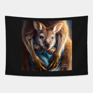 Kangaroo Joey cuteness Tapestry