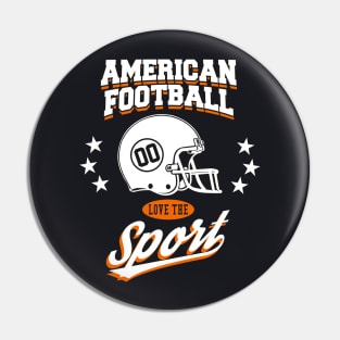 American Football Pin