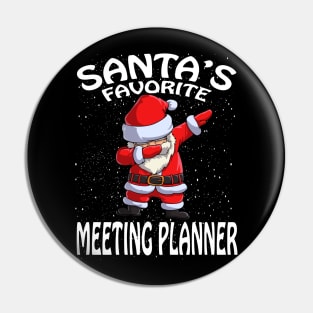 Santas Favorite Meeting Planner Christmas Pin