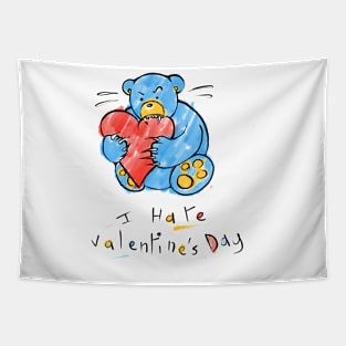 I hate Valentine's day Tapestry