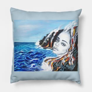 Madame Pele By Nikki Limpert Pillow