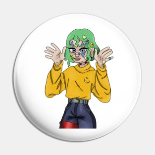 Band aid girl Pin