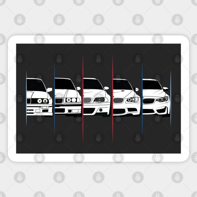 3 Series Generations M3 Sticker | TeePublic