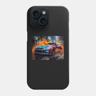 Super-cars-Upscale-GTR Phone Case