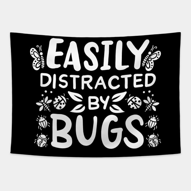 Bug Ladybug Insect Funny Entomologist Tapestry by KAWAIITEE