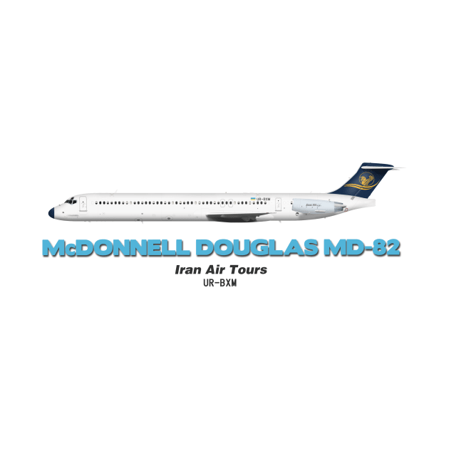 McDonnell Douglas MD-82 - Iran Air Tours by TheArtofFlying