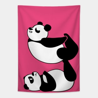 Acroyoga Panda Tapestry