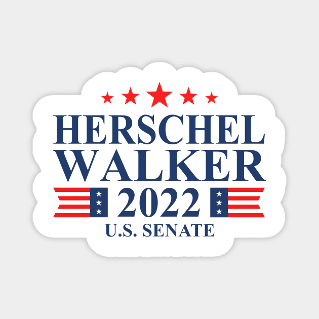 Herschel Walker 2022 Georgia Senate Magnet by oskibunde