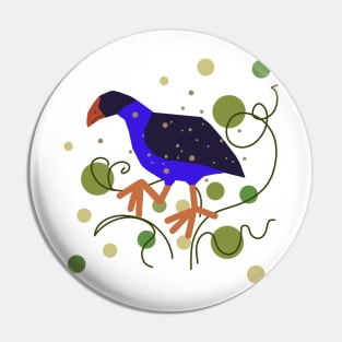 Simple Pukeko Pin