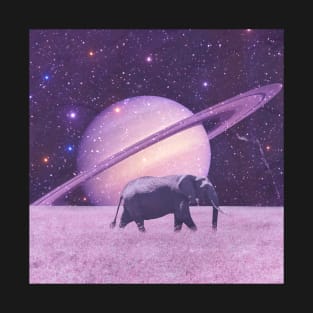 Elephant in Space T-Shirt