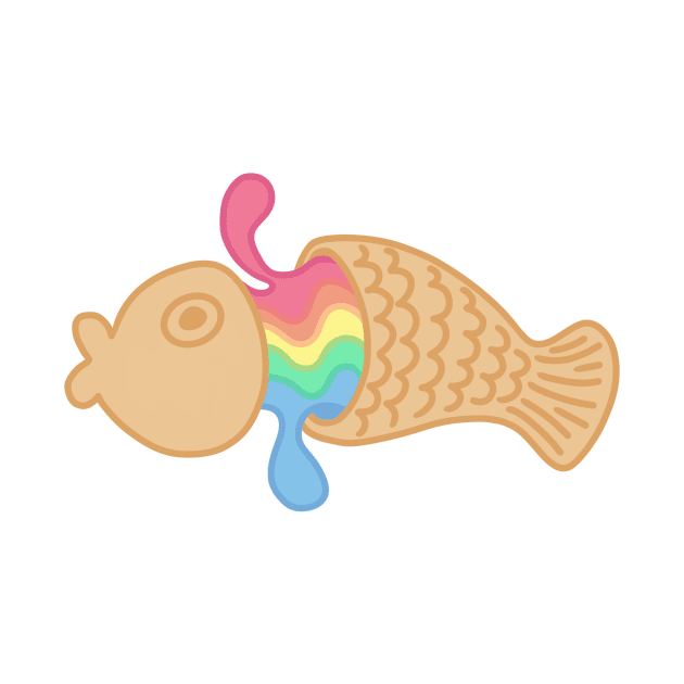 Pastel Rainbow Taiyaki by phogar