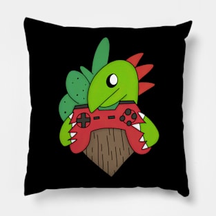 Dino Gamer Pillow