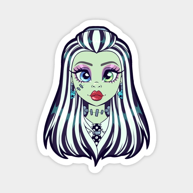 Monster High Frankie G1 Magnet by Bratzoid