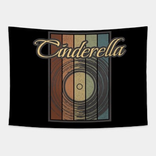 Cinderella Vynil Silhouette Tapestry