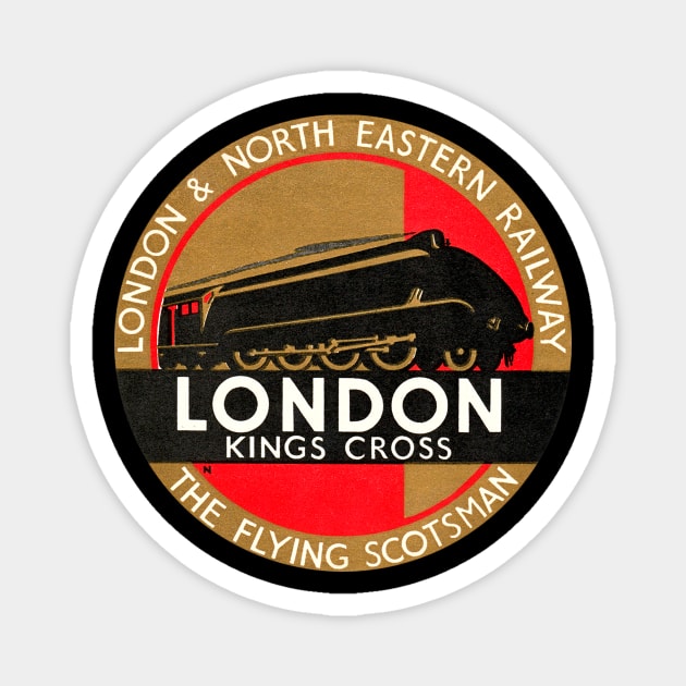 London Kings Cross Magnet by MindsparkCreative