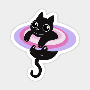 Caturn - Cute Space Cat Magnet