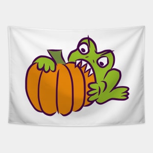 Frog Chomp Tapestry