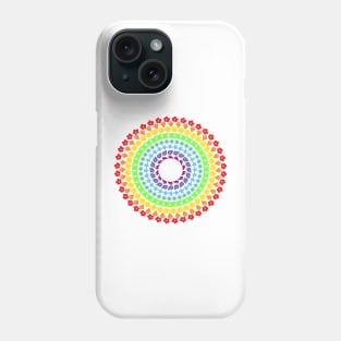 Rainbow Mandala Phone Case