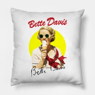 Bette Davis Ice Cream Pillow