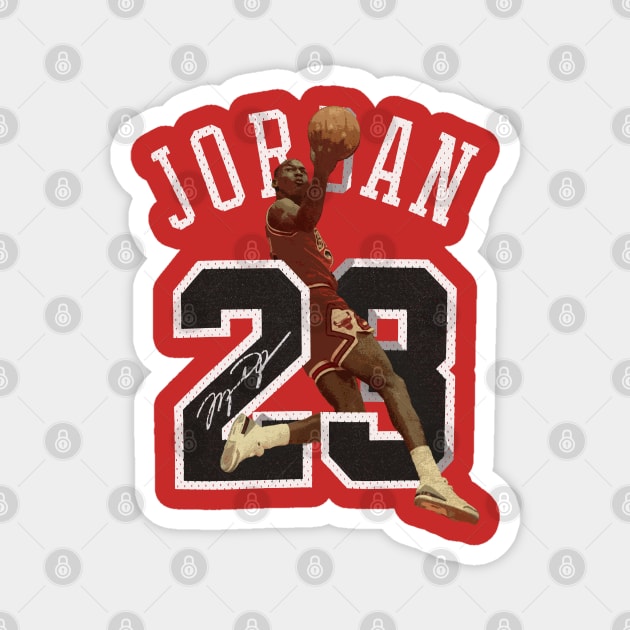 MJ23 Bulls Jersey 23 Magnet by JigongNumpuk