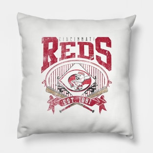 1881 Vintage Cincinnati Reds Pillow